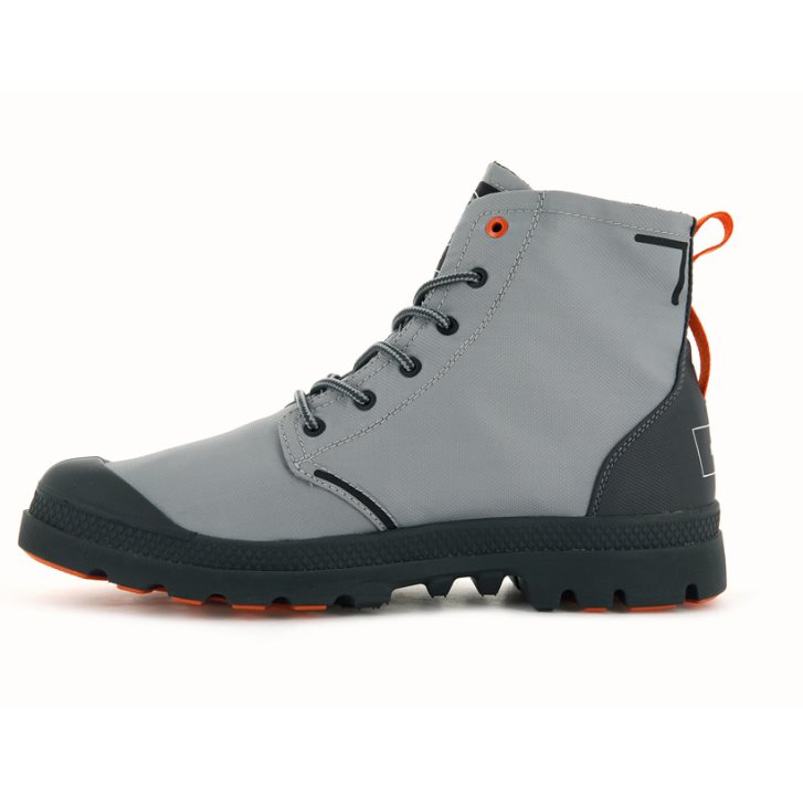 Palladium Pallafin Recycle Men's Boots Grey | UK S968-OLP